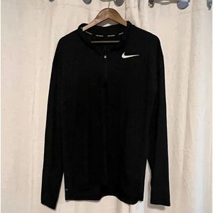 Men’s Nike DriFit Black Running Pullover
